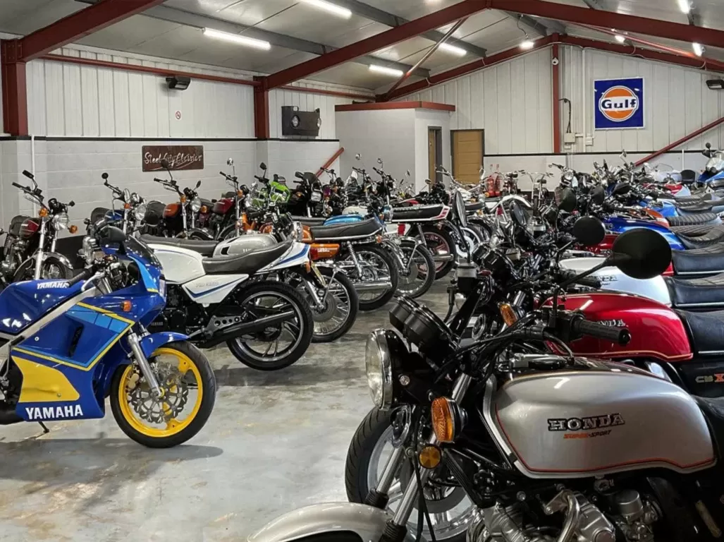 Here's the Steel City Classics Showroom, loads of stunning Classic and Vintage Motorcycles available to buy
